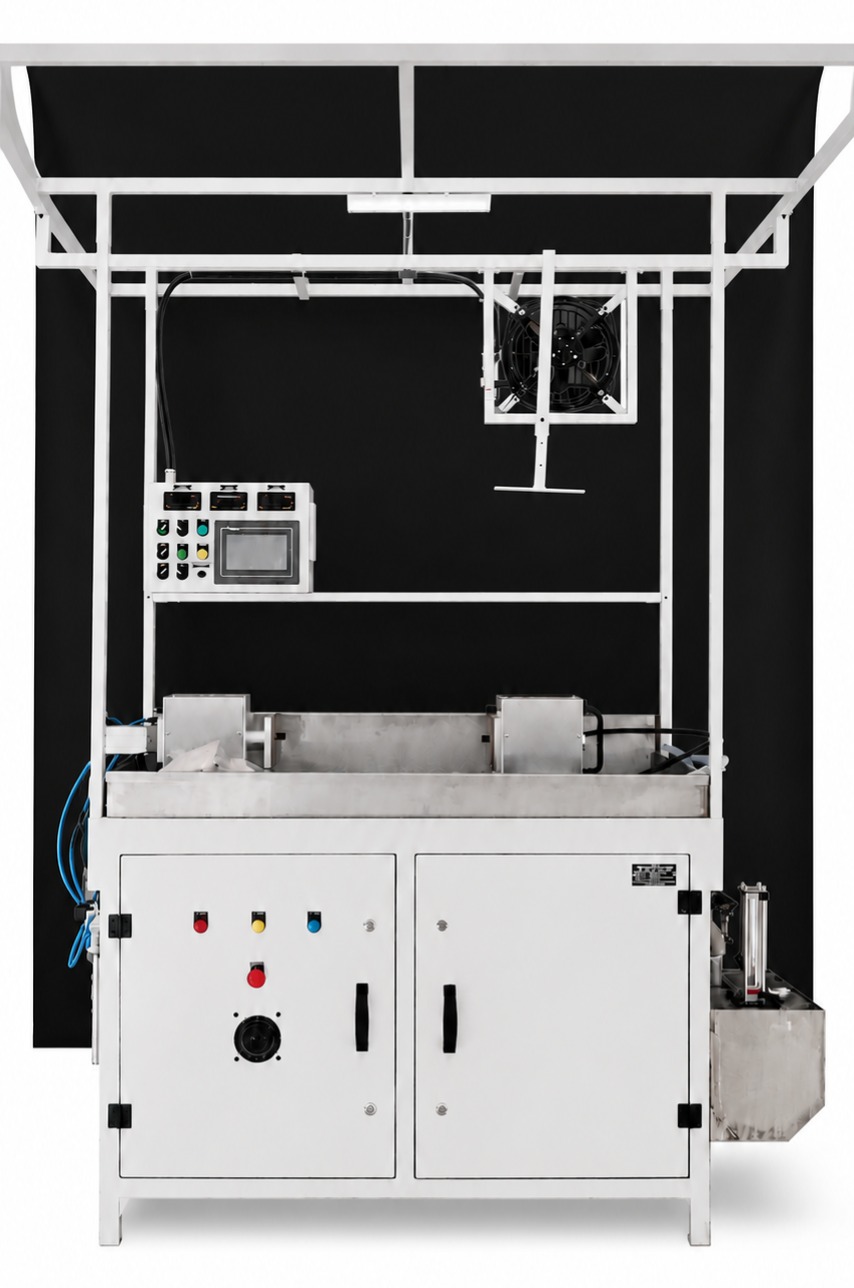 Flawstar with UV inspection curtain, tank and HMI